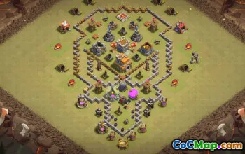 Best Town Hall 7 Base Layouts with Links #35538