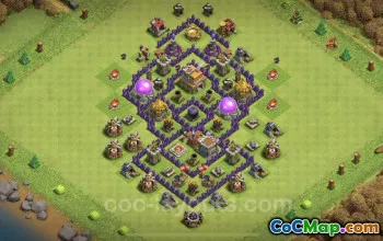 Cópia da base de cultivo TH7 Max - Guia de layout do Clash of Clans #18632