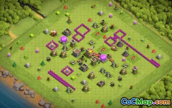 Top Town Hall 7 Base Layout for Clash of Clans #36973
