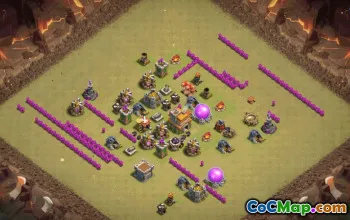 Copy Town Hall 7 Base Layouts for CoC #37083