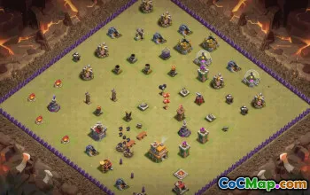 town hall 7, progress base layout #37319