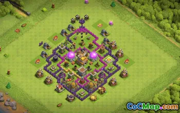 Top Town Hall 7 Base Layouts with Copy Links #34875