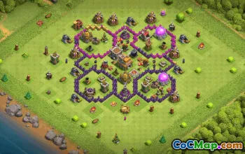 Top Town Hall 7 Base Layouts with Copy Links #36328