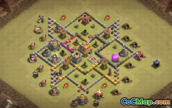 Top Town Hall 7 Base Layouts for Clash of Clans #35450