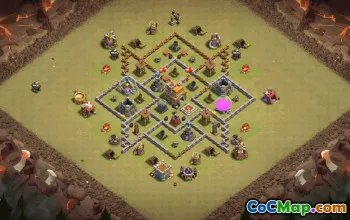 Top Town Hall 7 Base Layouts for Clash of Clans #35840