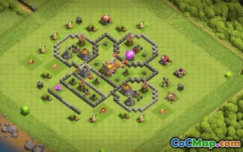town hall 7, trophy/war/hybrid base layout #36261