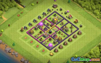 Top Town Hall 7 Base Layouts with Copy Links #34787