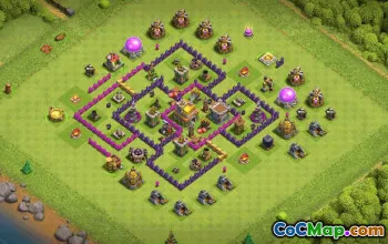Top Town Hall 7 Base Layouts with Links #34788