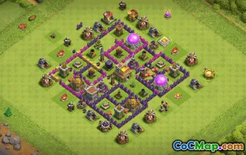 Top Town Hall 7 Base Layouts for CoC #34789