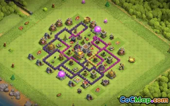 Best Town Hall 7 Base Layouts with Copy Link #34872