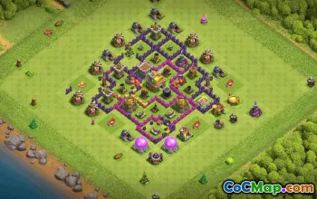 Top Town Hall 7 Base Layouts with Copy Links #34879