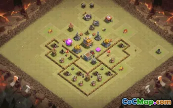 Top Town Hall 7 Base Layouts & Maps #34941