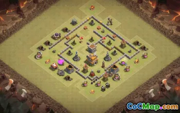 Top Town Hall 7 Base Layouts to Copy #34951