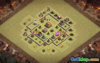 Top Town Hall 7 Base Layouts to Copy #34957