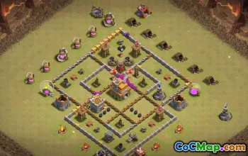 Top Town Hall 7 Base Layouts for Clash of Clans #35041