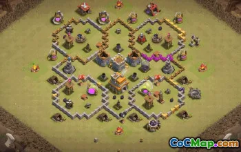 COC Town Hall 7 Base Layouts & Links #35054