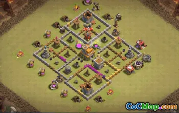 Top Town Hall 7 Base Layouts with Links #35057