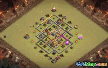 Top Town Hall 7 Base Layouts & Maps #35113