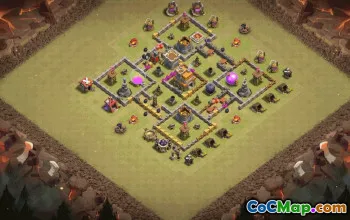 Best Town Hall 7 Base Layout with Copy Link #35118