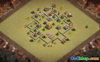 Top Clash of Clans Town Hall 7 Base Layouts #35161