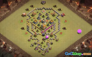 Copy Town Hall 7 Base Layouts for Clash of Clans #35180