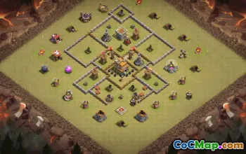 Best TH7 Clash of Clans Base Layouts with Links #35235