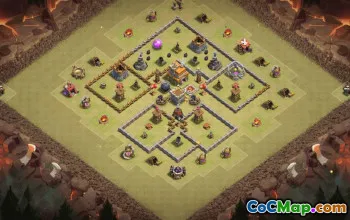 Top Town Hall 7 Base Layouts with Copy Links #35238