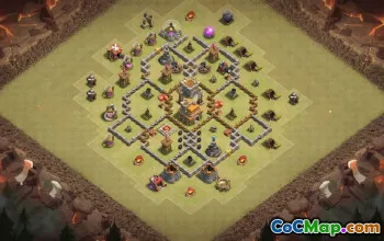 Top Town Hall 7 Base Layouts for Clash of Clans #35241