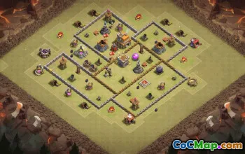 Top Town Hall 7 Base Layouts with Link #35243
