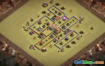 Best TH7 Clash of Clans Base Layouts & Maps #35283