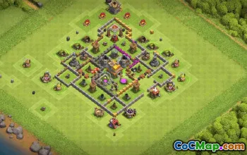 Epic Town Hall 7 Base Layouts to Copy #35301