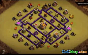Top Copy Town Hall 7 Base Layouts for Clash of Clans #35302