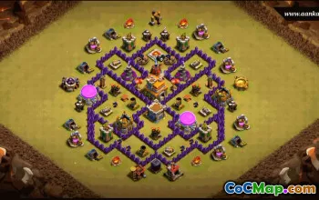 Copy Town Hall 7 Clash of Clans Base Layouts #35303