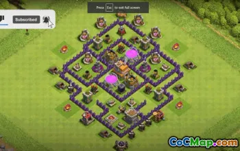 Top TH7 Clash of Clans Base Layouts for Defense #35304