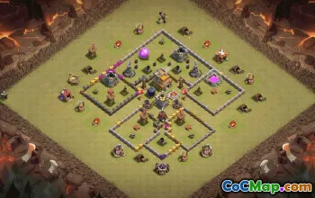 Top Town Hall 7 Base Layouts to Copy #35309