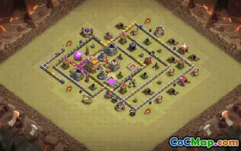 Best Town Hall 7 Base Layouts with Link #35313