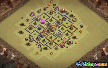 Top Town Hall 7 Base Layouts for Clash of Clans #35384