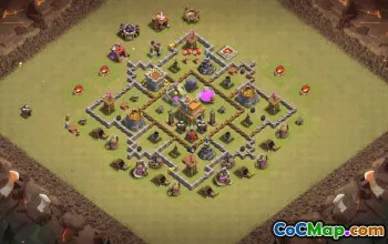 Best Copy Town Hall 7 Base Layouts with Links #35401