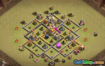 Top Town Hall 7 Base Layouts with Links #35443