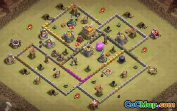 Best TH7 Clone Base Layouts for Clash of Clans #35444