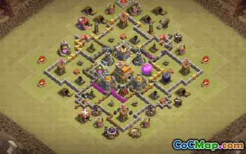 Best Town Hall 7 Base Layouts with Copy Link #35447