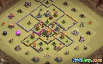 Top Clash of Clans Town Hall 7 Base Layouts #35448