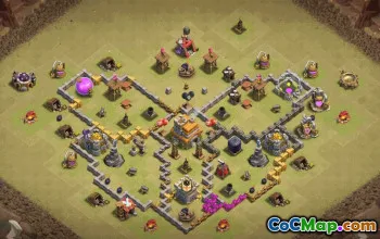 Top Town Hall 7 Base Layouts & Maps #35449