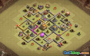 Top Town Hall 7 Base Layouts for Clash of Clans #35452