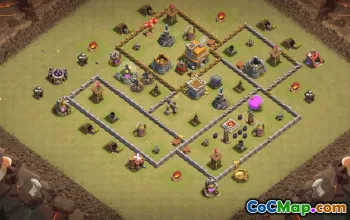 Top Town Hall 7 Base Layouts for Clash of Clans #35536