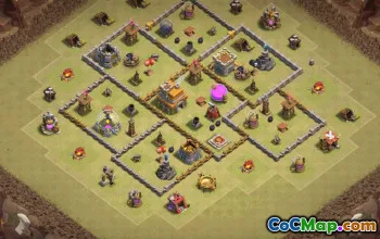 Best Town Hall 7 Base Layouts with Copy Links #35537