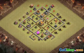 Top TH7 Base Layouts for Clash of Clans #35543