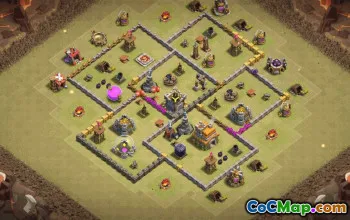 Top Town Hall 7 Base Layouts for Clash of Clans #35546