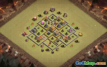 Best Town Hall 7 Base Layouts with Copy Link #35631