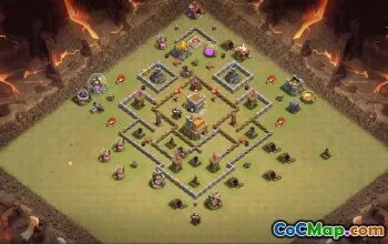 Best Town Hall 7 Base Layouts & Maps #35632